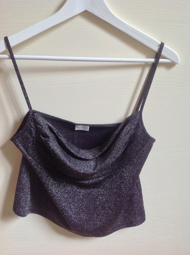 Top canotta lurex marca - , motivi