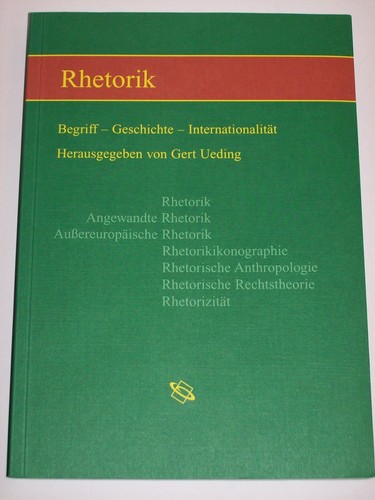 Gert ueding rhetorik begriff - gert,