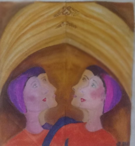 Arazzo volta celeste dipinto - arazzo",