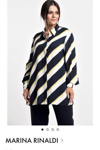 Marina rinaldi blusa - marina, camicia