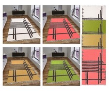 Beige Nero Righe Mano Blocco