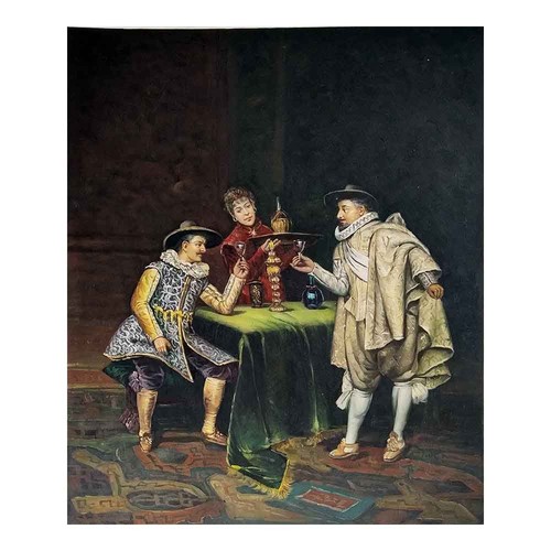 Quadro dipinto mano olio su - quadro,