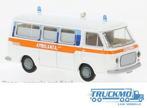 Autobus brekina ambulanza fiat - ambulanza,
