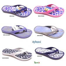DE FONSECA infradito donna gomma flip flop mare piscina doccia CAPRI waterproof