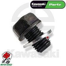 TAPPO SCARICO OLIO + RONDELLA ORIGINALE OEM KAWASAKI Z 750 Z 800 Z 900 Z 1000