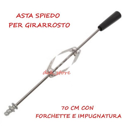 Asta spiedo fermacarne - 70,