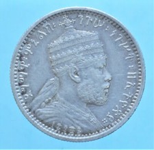 ETIOPIA MENELIK II 1/8 BIRR