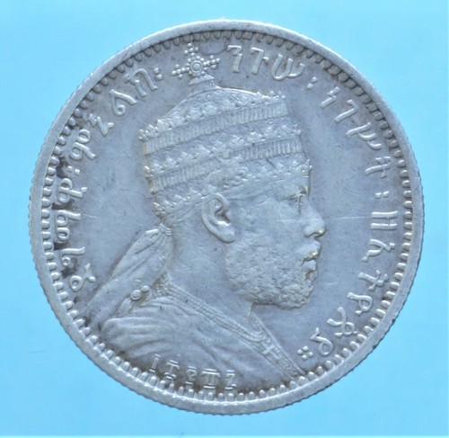Etiopia menelik 8 birr - menelik, 1/8