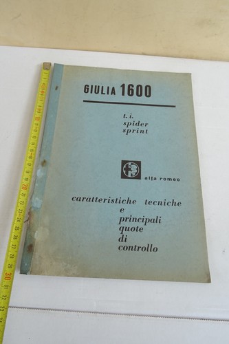 Alfa romeo giulia 1600 i - alfa,