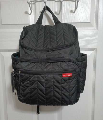 Skip hop black quilted - black, diaper