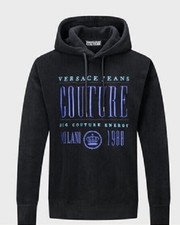 Felpa Uomo Nero Versace jeans