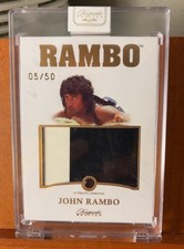 JOHN RAMBO 2024 EDIZIONE RICORDO DOPPIA GEMMA JUMBO 2 COLORI PATCH SP #05/50