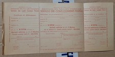 Vecchio bollettino postale -