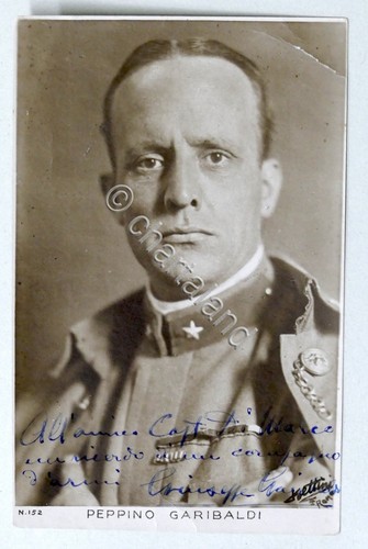 Fotocartolina con autografo - , di