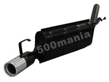 MARMITTA FIAT PANDA 141 e AUTOBIANCHI Y10  - SCARICO CROMATO Ø 63 mm