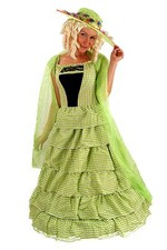 Costume Coloniale Vestito Barocco Biedermeier Stati Del Sud Guerra Civile