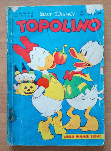 Topolino libretto originale - topolino,