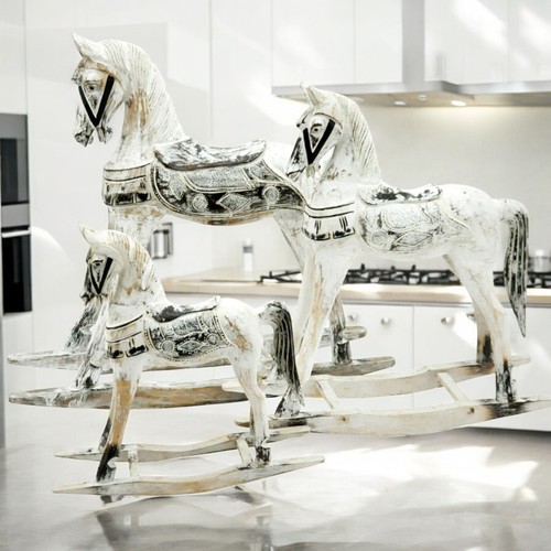 Set cavalli dondolo in - 3,