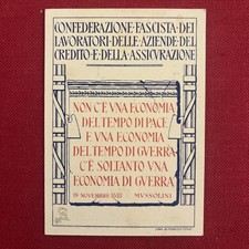 615 - Tessera Confederazione Fascista Lavoratori Credito Assicurazioni ‘40 (PNF)