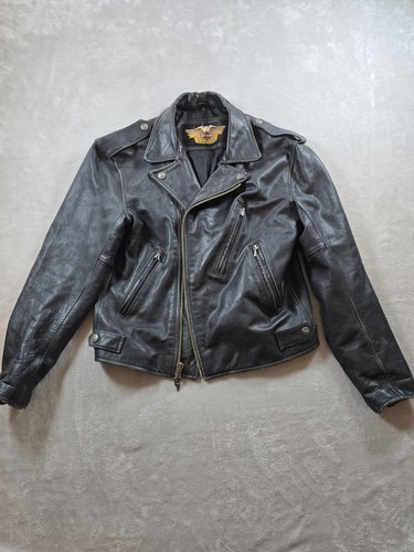 Giacca pelle vintage - , harley