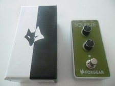 FOXGEAR squeeze COMPRESSOR/COMPRESSORE PEDALE PER CHITARRA ,NUOVO, boss