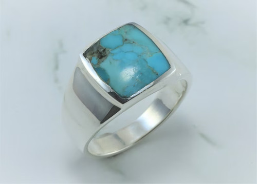 Grande anello turchese
