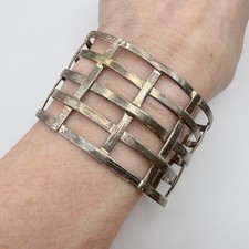 Bracciale largo intreccio