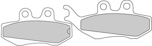 Pastiglie freno semi met - pastiglie, per