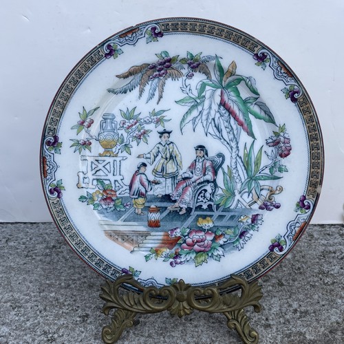 Antico piatto chinoiserie