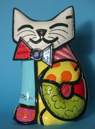 Romero britto fun gatto - britto, "