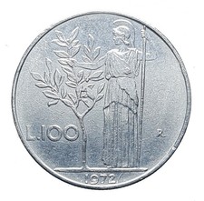 [NC] REPUBBLICA ITALIANA - 100 LIRE MINERVA 1972 / (sg0001)