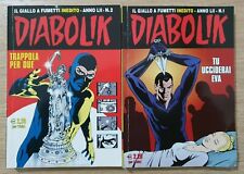 Lotto n. 2 Diabolik N. 1 e 2