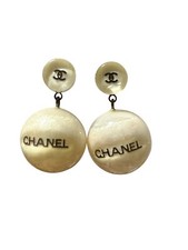 Vtg Chanel AW1999 White CC