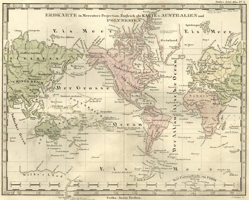 Cartina del mondo originale - del,