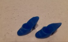 Scarpe vintage barbie blu - vintage,