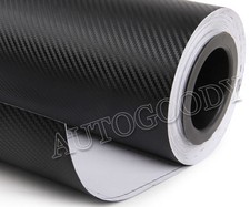 12" x 60" Black Carbon Fiber