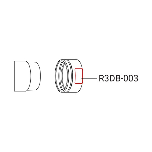 Dado destro r3db - dado, per