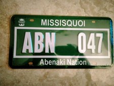 Targhe Americane MISSISQUOI