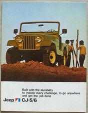 Brochure vendita auto JEEP CJ5