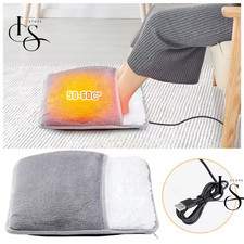 Scaldapiedi Elettrico USB Cuscino Termico Caldo Tappeto Riscalda Piedi
