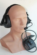 Racal Acoustics RA5000/1/6400 microfono auricolare militare H-387/VRC A3206760 HUMVEE