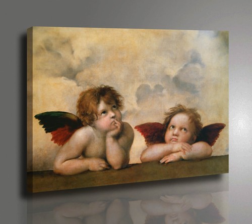 Raffaello sanzio quadro angeli - quadro,