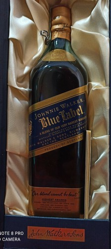 Johnnie walker blue label - label, (40%