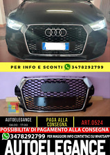 0524⭐GRIGLIA ANTERIORE AUDI Q3 2016-2019 CALANDRA RSQ3 BORDO CROMATO NIDO D'APE⭐
