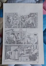 SERGIO ZANIBONI - Tavola originale Tex Speciale n. 4 "Piombo rovente" p. 165