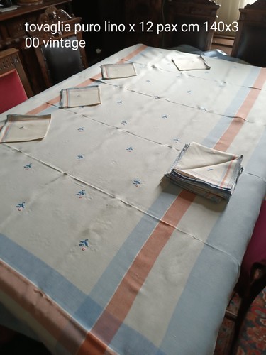 Tovaglia vintage puro lino - tovaglia,