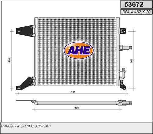 Condensatore iveco eurocargo - iveco,
