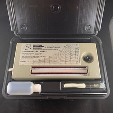 IIS PSYCHRO-DYNE PSICROMETRO PORTATILE A BATTERIA GRAFICO METRICO IN CUSTODIA