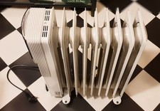 RADIATORE ELETTRICO AD OLIO OMAS A 9 ELEMENTI 2000W CON TERMOSTATO USATO