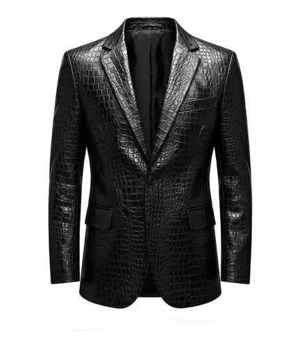 Blazer uomo pelle - , coccodrillo